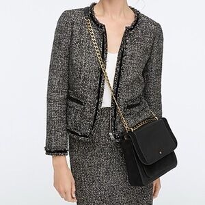 Chic J.Crew Lady Suit “Starry Night” Sparkling Tweed - Jacket & Skirt sz 16 NWOT